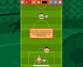Top-Down Soccer - Screenshot